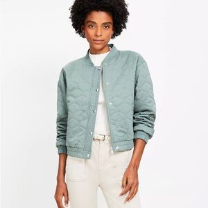 LOFT Quilted Green Women's Bomber Jacket 💚